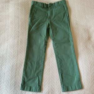 J Crew boys stretch chino pants - eucalyptus steam